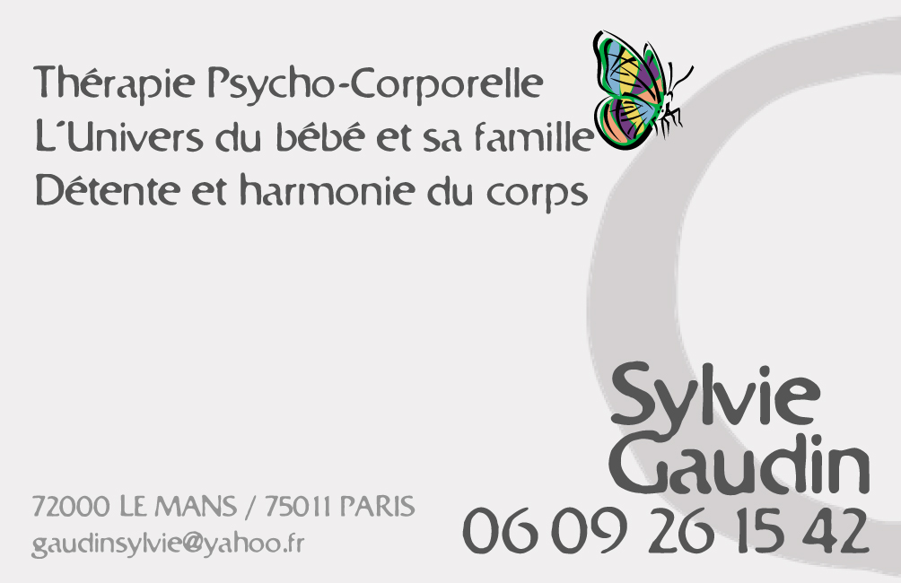Cartes de visite papillon couleurs 1